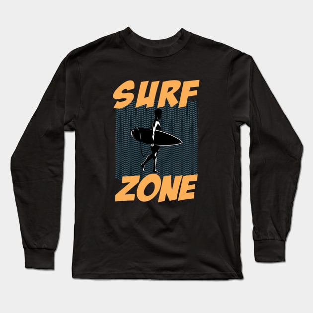 surf zone Long Sleeve T-Shirt by design.As